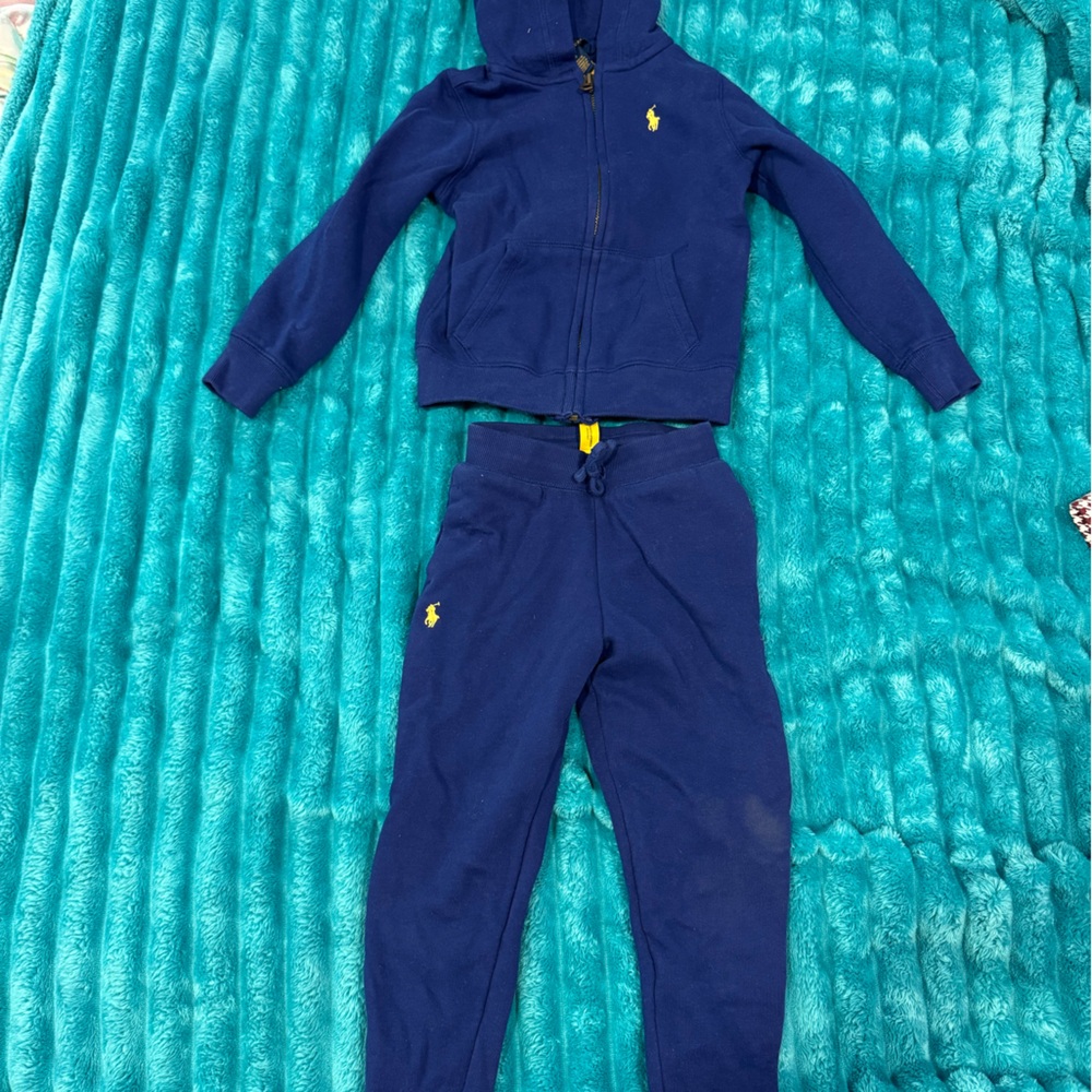 Polo by Ralph Lauren Navy Garment with Yellow Tag
